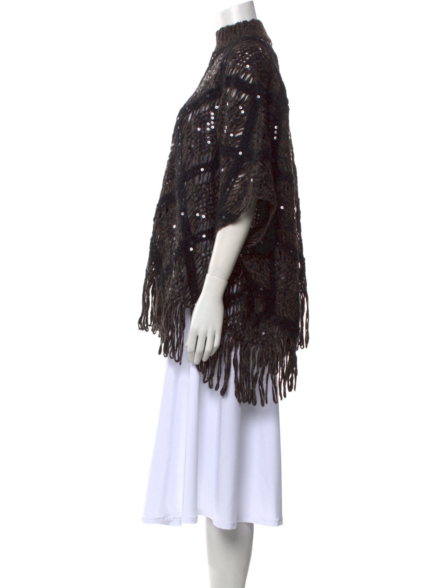 Brunello Cucinelli Wool Mock Neck Sweater w/ Tags