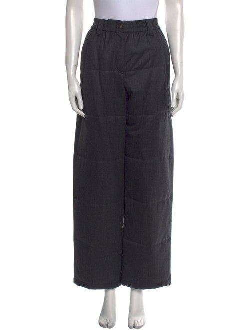 Brunello Cucinelli Virgin Wool Wide Leg Pants