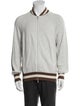Brunello Cucinelli Striped Bomber Jacket