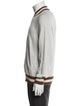Brunello Cucinelli Striped Bomber Jacket