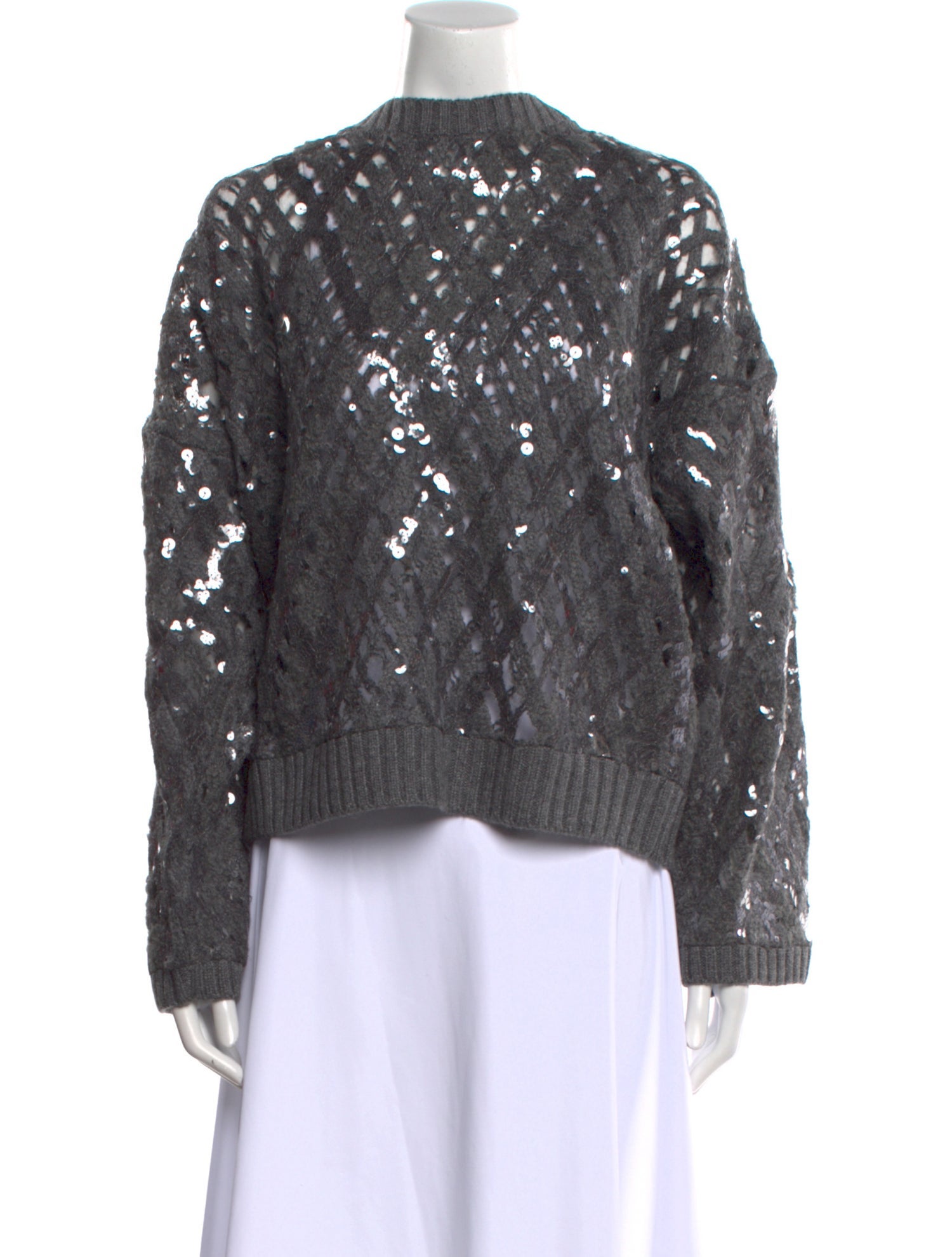 Brunello Cucinelli Cashmere Mock Neck Sweater