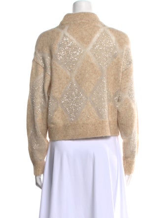 Brunello Cucinelli Wool Mock Neck Sweater