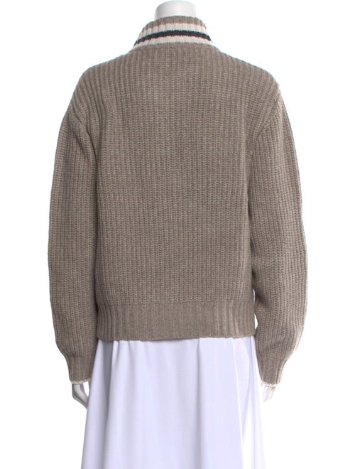 Brunello Cucinelli Cashmere Colorblock Pattern Sweater