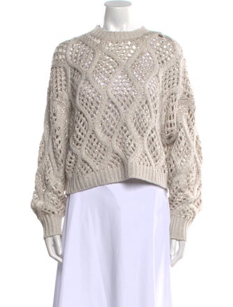 Brunello Cucinelli Cashmere Crew Neck Sweater