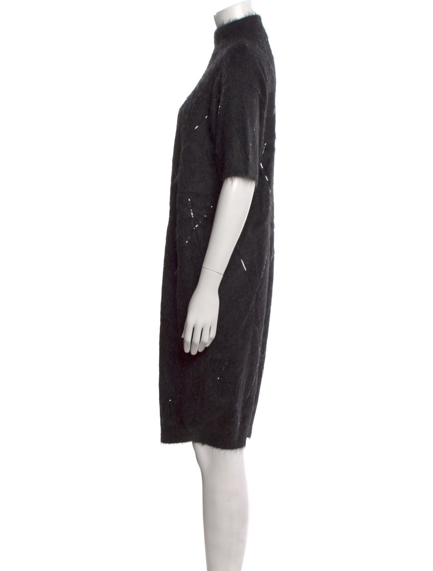 Brunello Cucinelli Mohair Knee-Length Dress