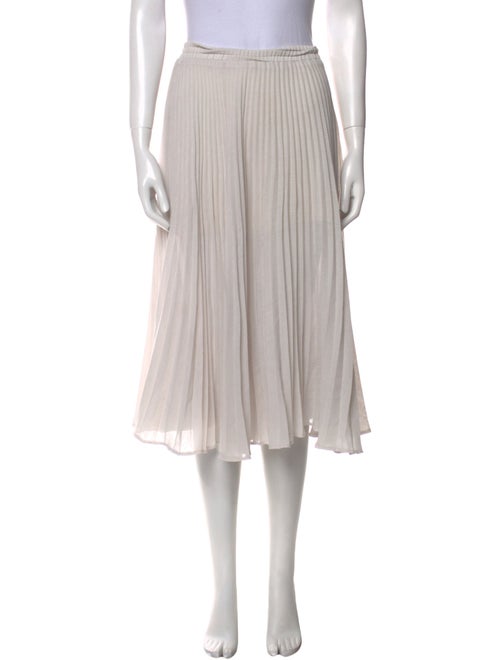 Brunello Cucinelli Virgin Wool Midi Length Skirt