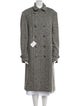 Brunello Cucinelli Tweed Pattern Trench Coat