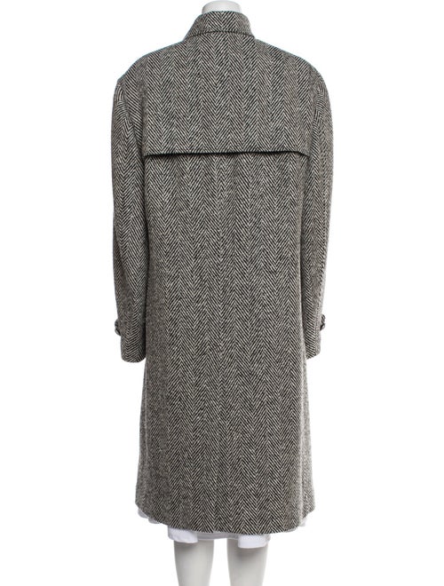 Brunello Cucinelli Tweed Pattern Trench Coat