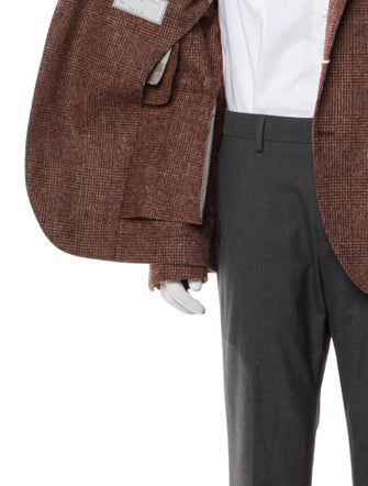 Brunello Cucinelli Plaid Print Blazer