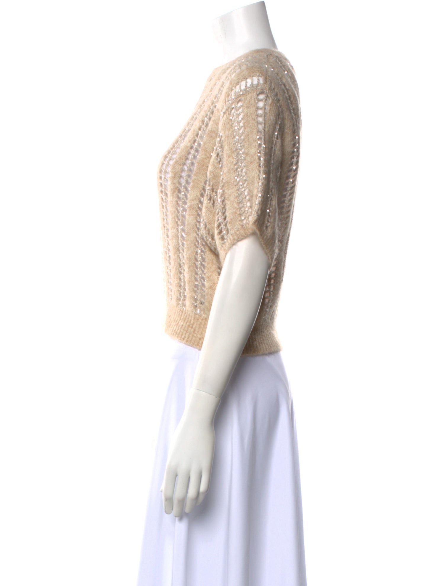 Brunello Cucinelli Wool Patterned Sweater w/ Tags