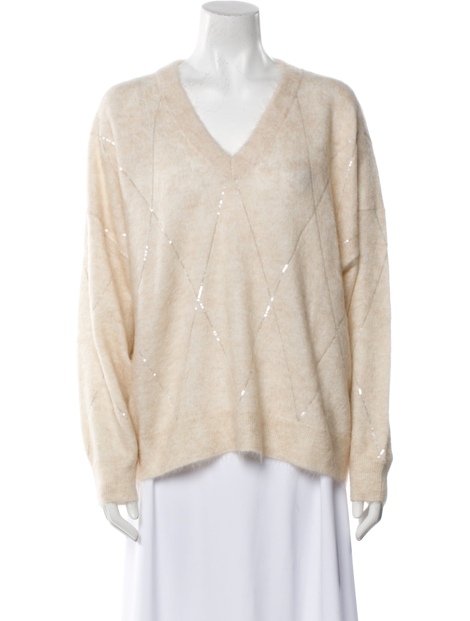 Brunello Cucinelli V-Neck Sweater w/ Tags