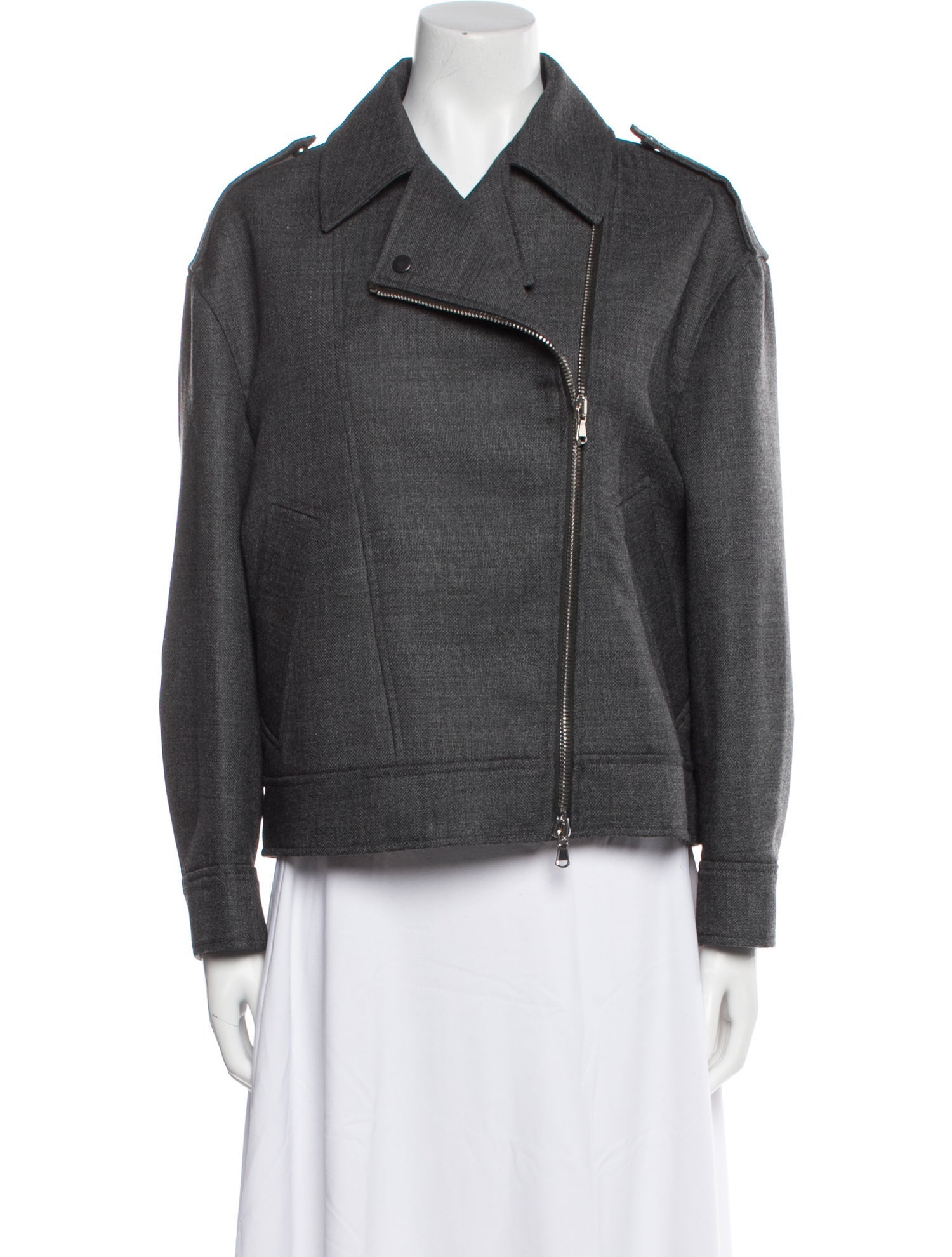 Brunello Cucinelli Virgin Wool Biker Jacket w/ Tags