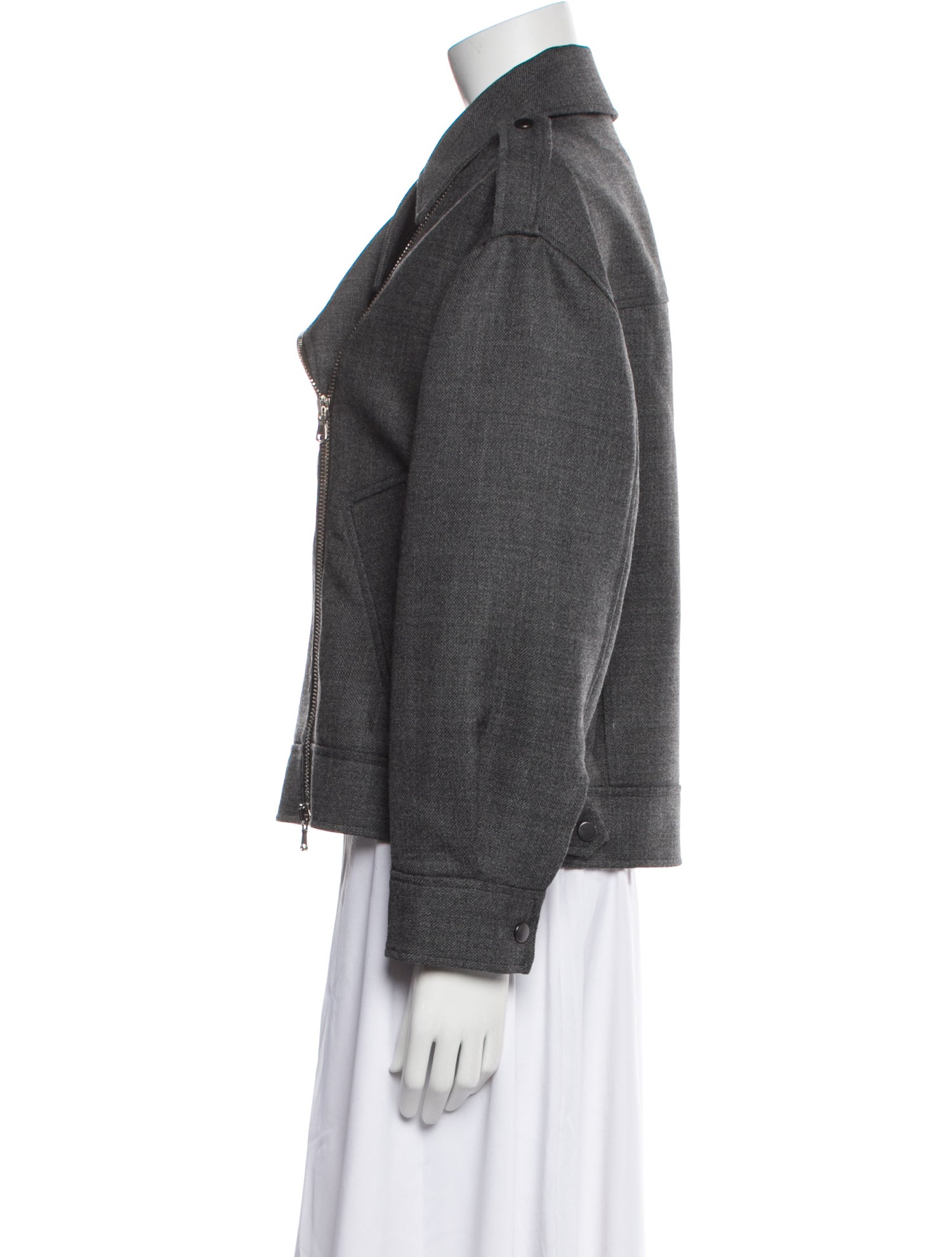 Brunello Cucinelli Virgin Wool Biker Jacket w/ Tags