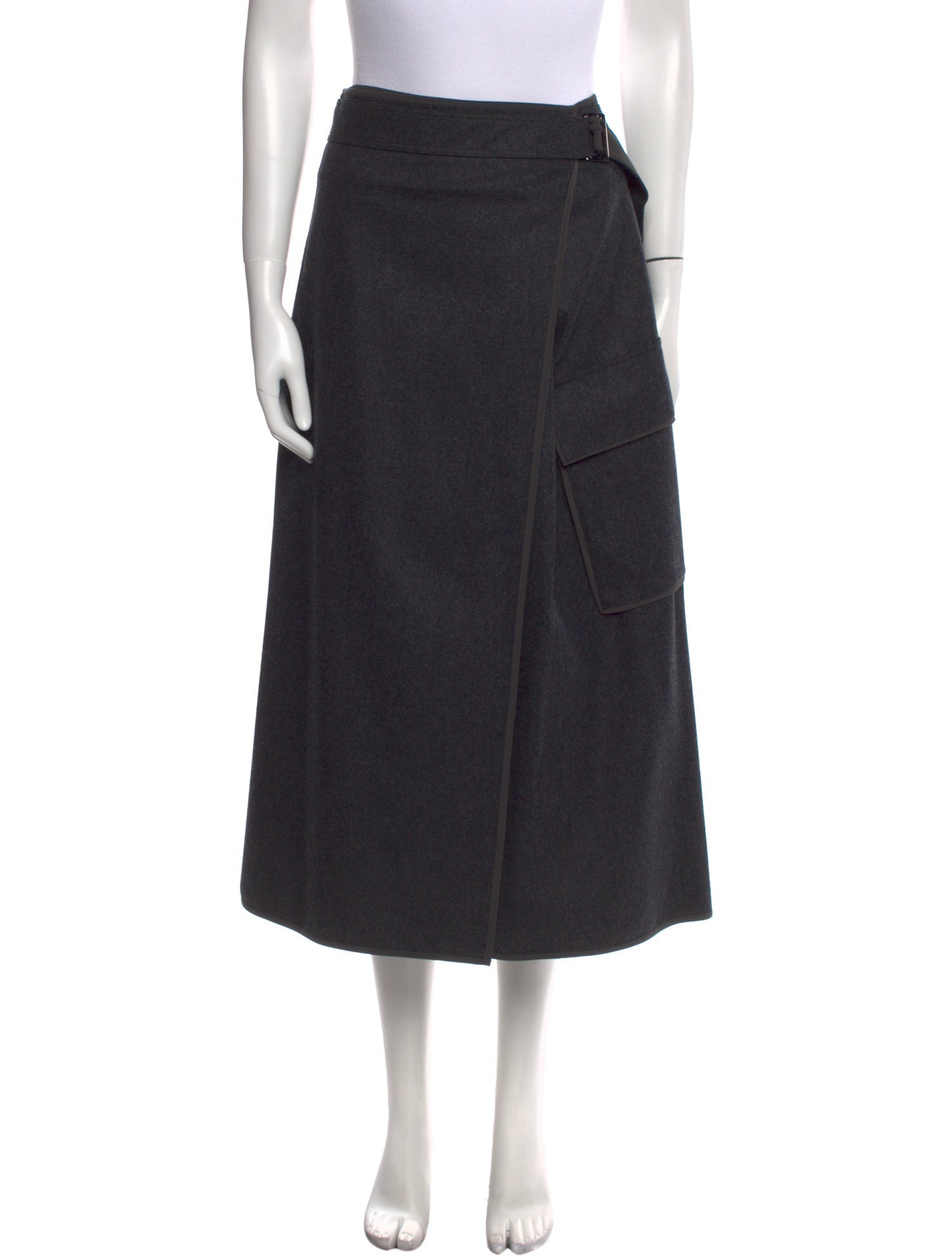 Brunello Cucinelli Virgin Wool Midi Length Skirt w/ Tags