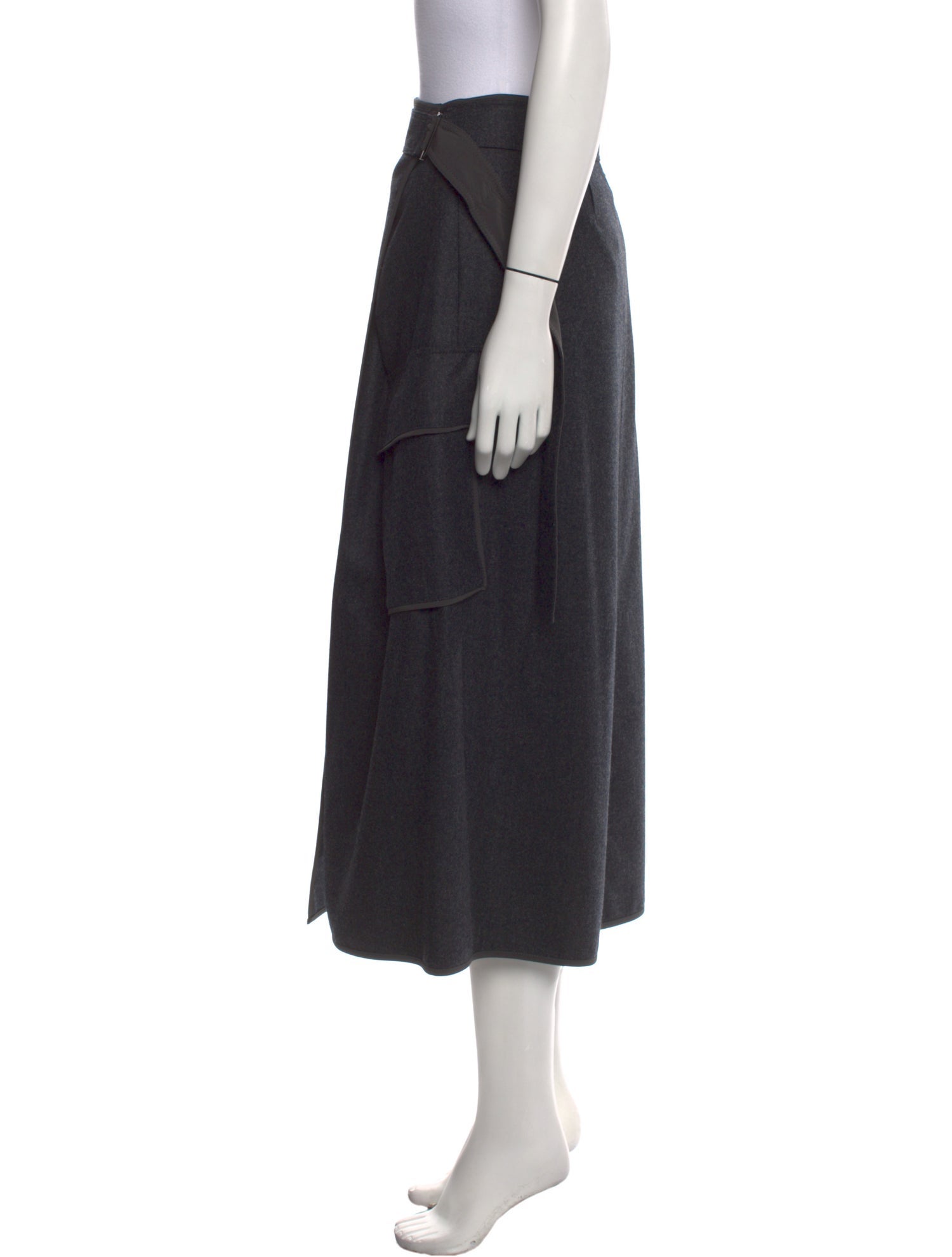 Brunello Cucinelli Virgin Wool Midi Length Skirt w/ Tags