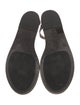 Brunello Cucinelli Monili Leather T-Strap Sandals