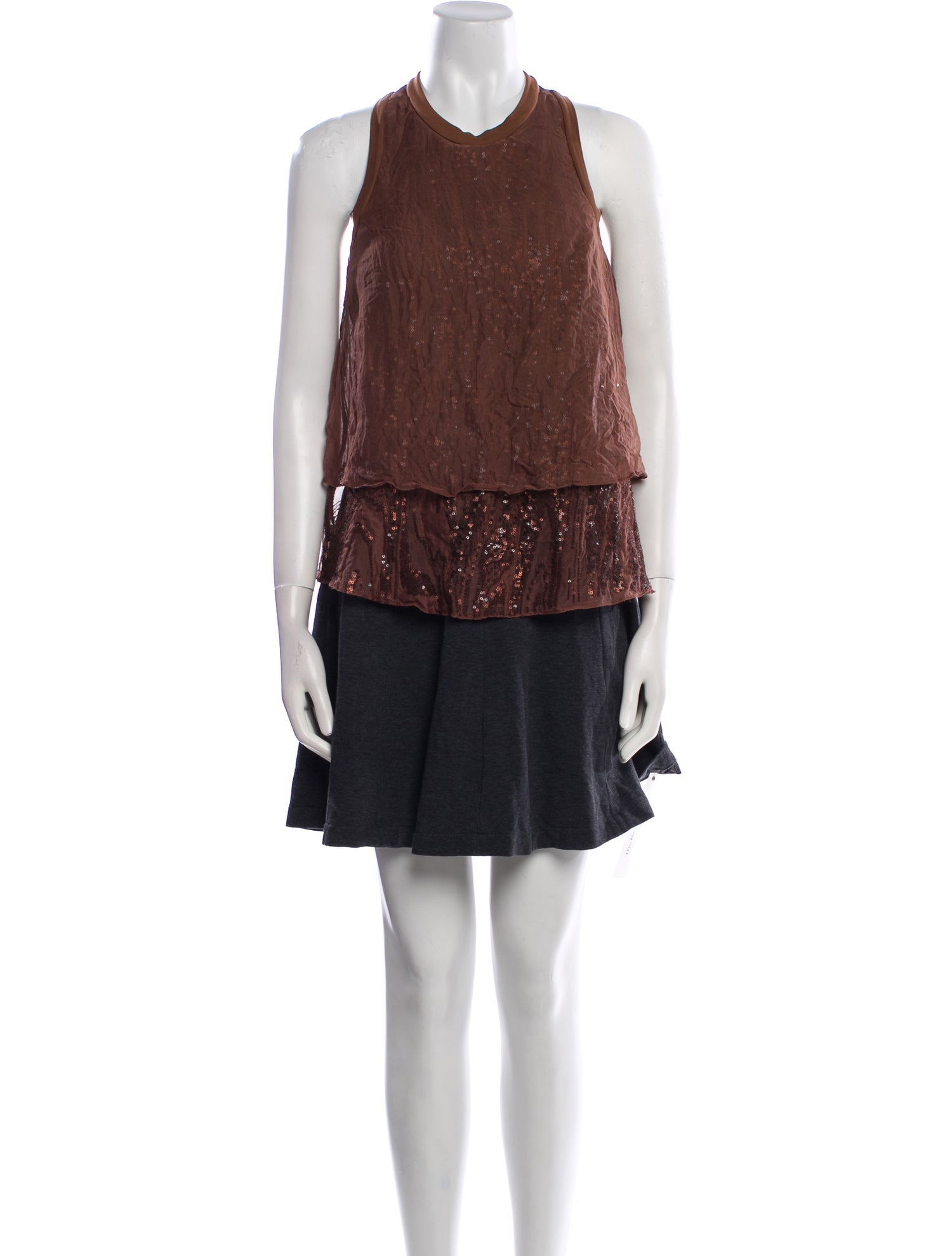 Brunello Cucinelli Silk Mini Dress
