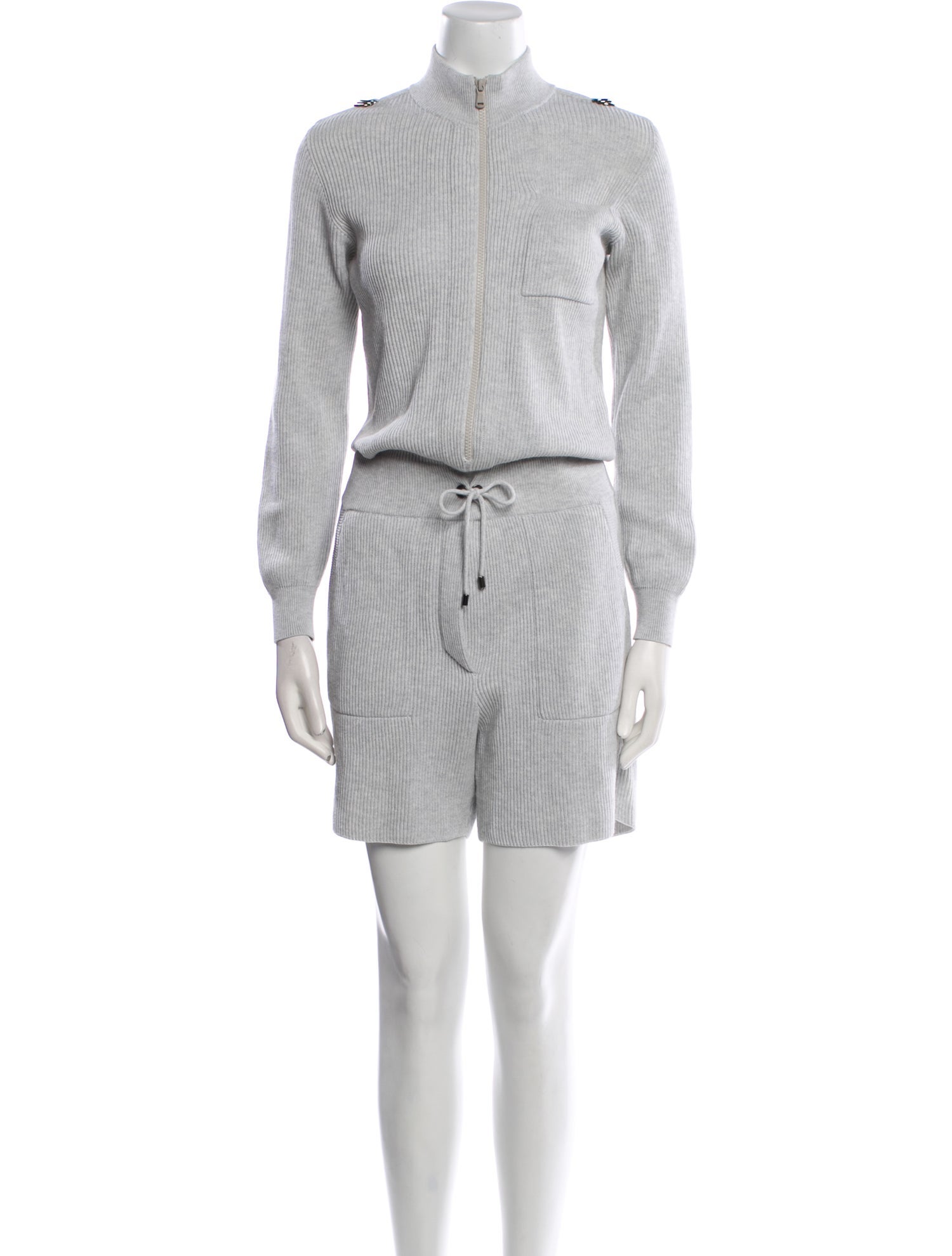 Brunello Cucinelli Mock Neck Romper