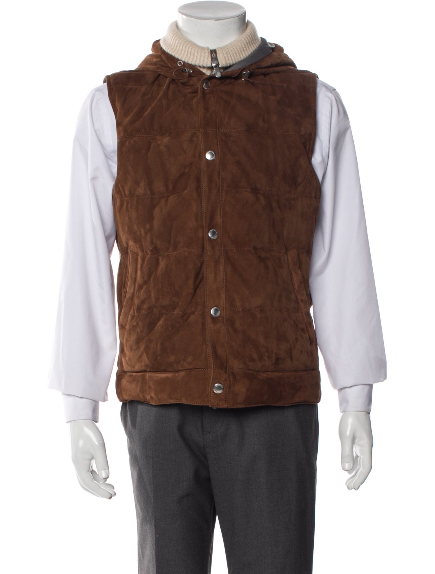 Brunello Cucinelli Leather Vest