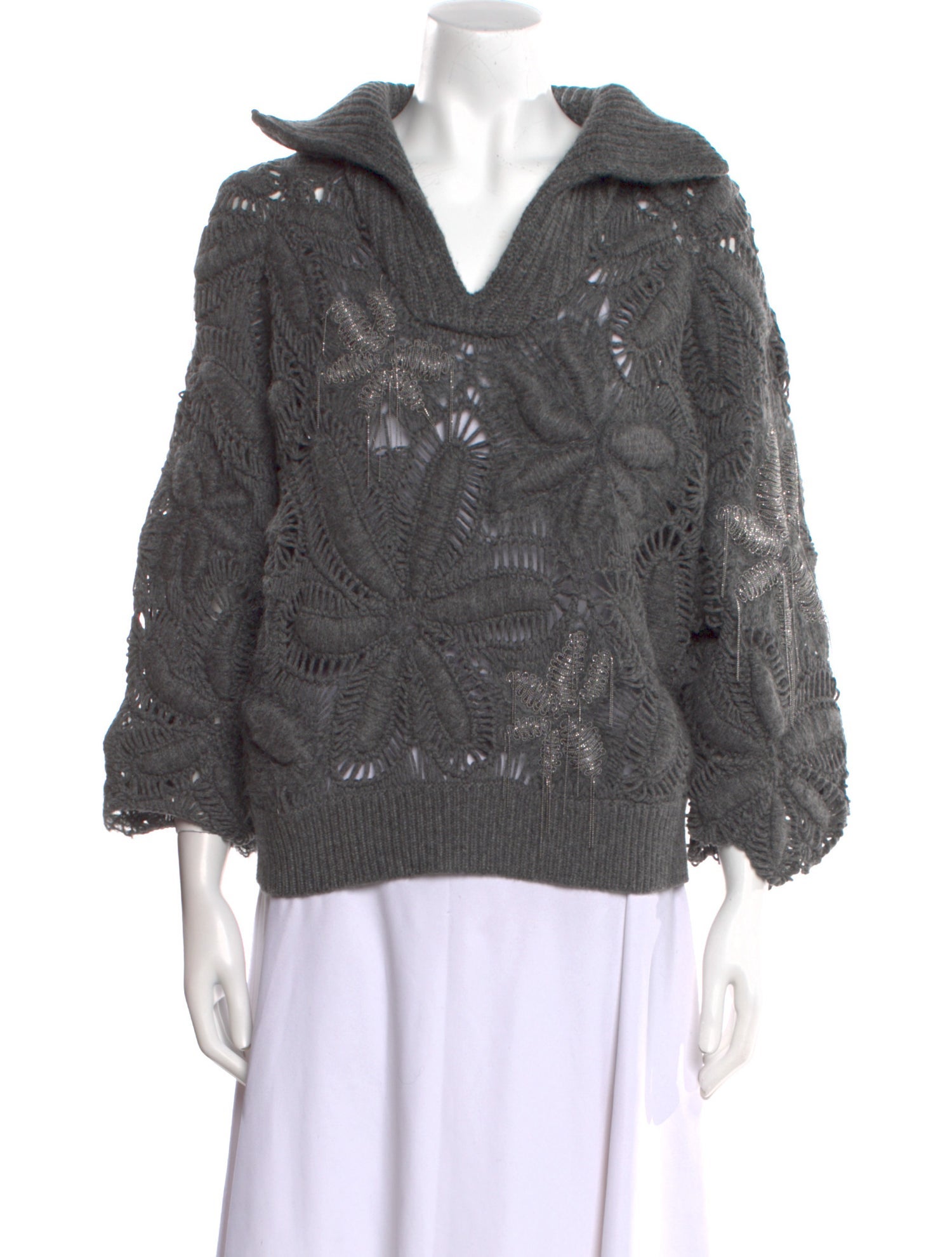 Brunello Cucinelli Cashmere Cowl Neck Sweater w/ Tags