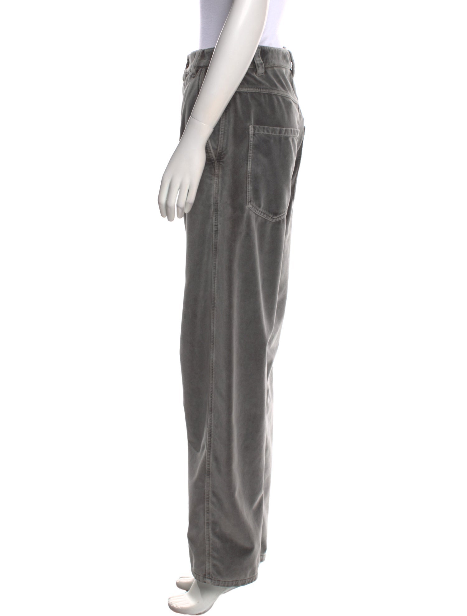Brunello Cucinelli Velvet Straight Leg Pants