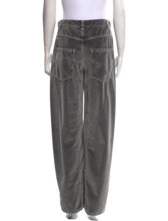 Brunello Cucinelli Velvet Straight Leg Pants