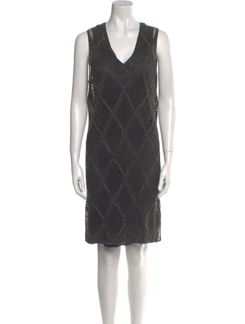 Brunello Cucinelli V-Neck Mini Dress