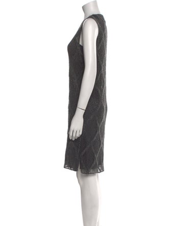 Brunello Cucinelli V-Neck Mini Dress