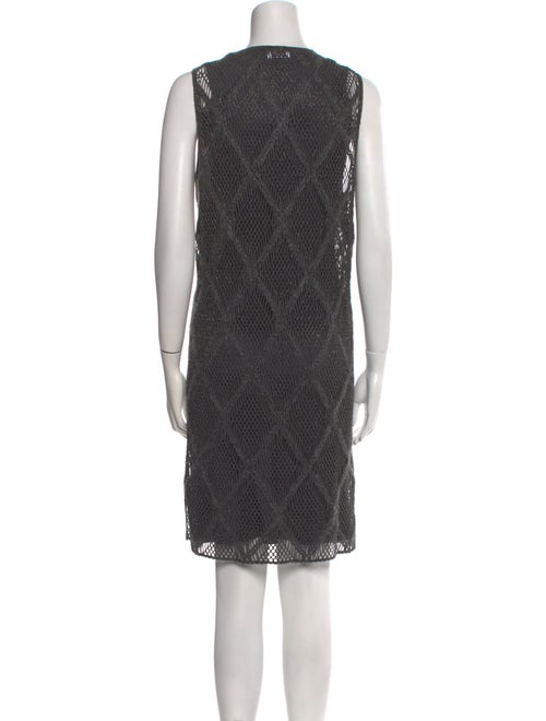 Brunello Cucinelli V-Neck Mini Dress