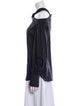 Brunello Cucinelli Silk Off-The-Shoulder Blouse