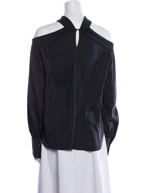 Brunello Cucinelli Silk Off-The-Shoulder Blouse