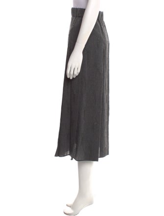 Brunello Cucinelli Wool Midi Length Skirt