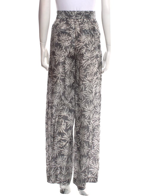 Brunello Cucinelli Silk Wide Leg Pants