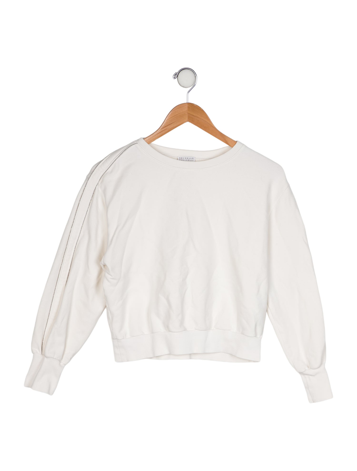 Brunello Cucinelli Solid Crewneck Sweatshirt