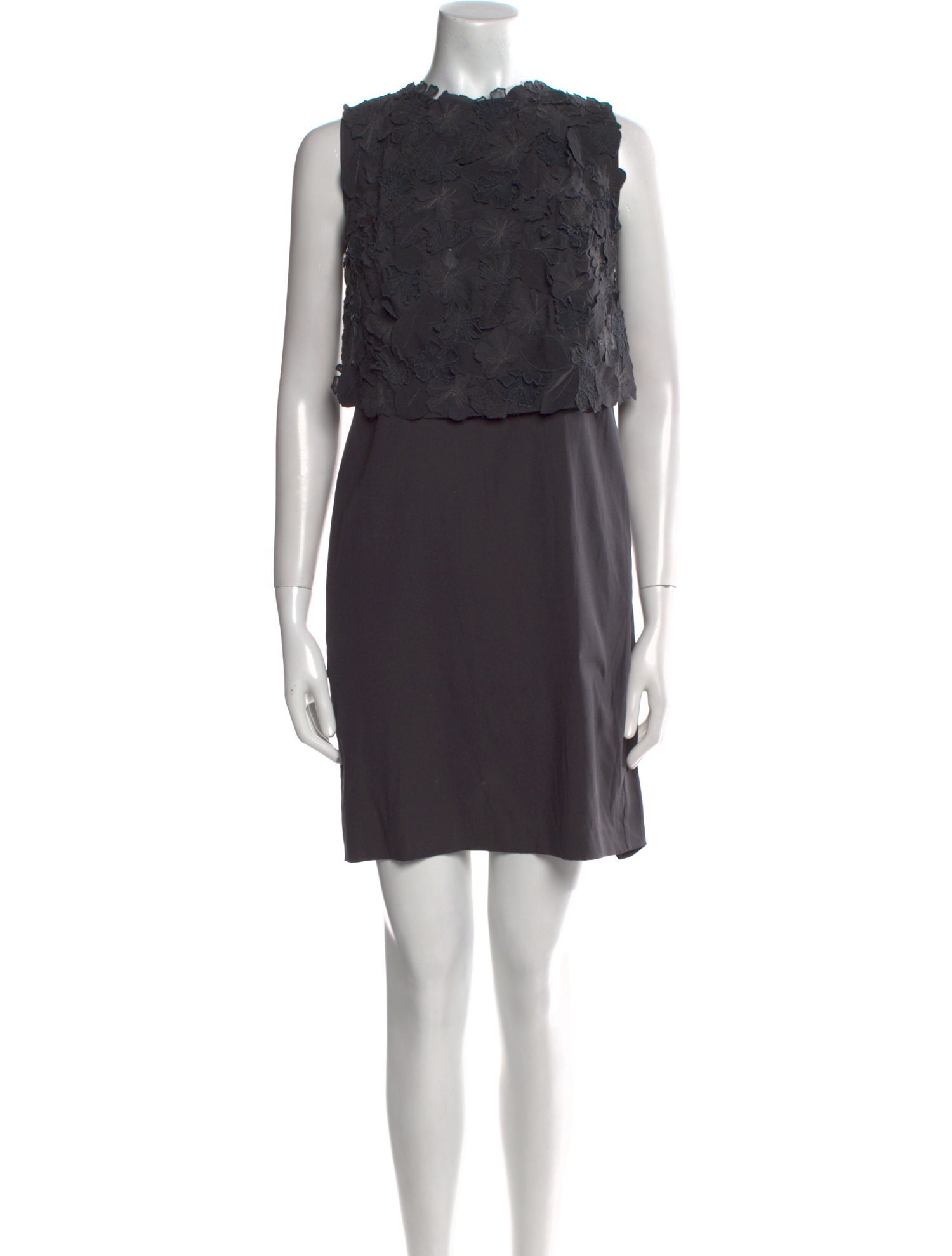 Brunello Cucinelli Crew Neck Mini Dress