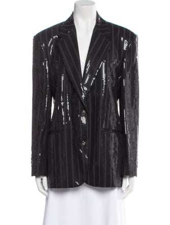 Brunello Cucinelli Virgin Wool Striped Blazer