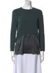 Brunello Cucinelli Silk Crew Neck Top