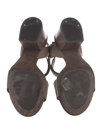 Brunello Cucinelli Monili Leather Sandals