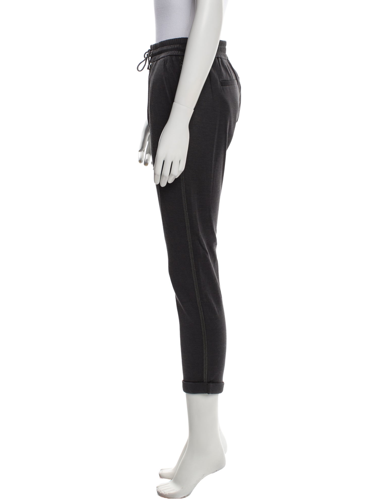 Brunello Cucinelli Crystal Embellishments Sweatpants w/ Tags