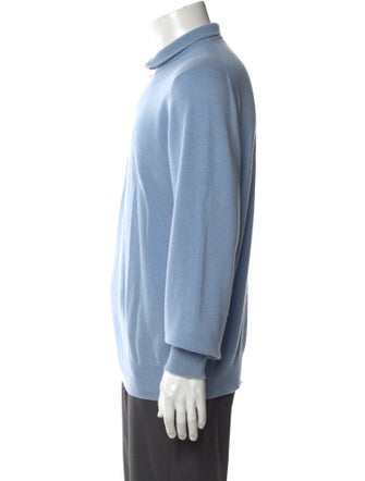 Brunello Cucinelli Cashmere Mock Neck Polo Sweater