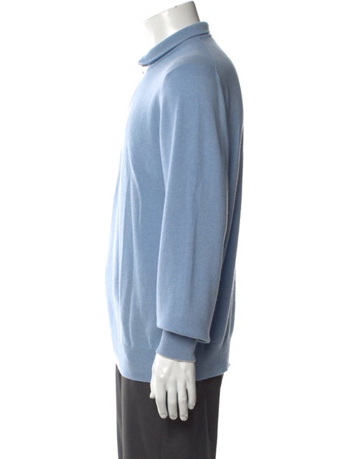 Brunello Cucinelli Cashmere Mock Neck Polo Sweater