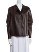 Brunello Cucinelli Leather Biker Jacket