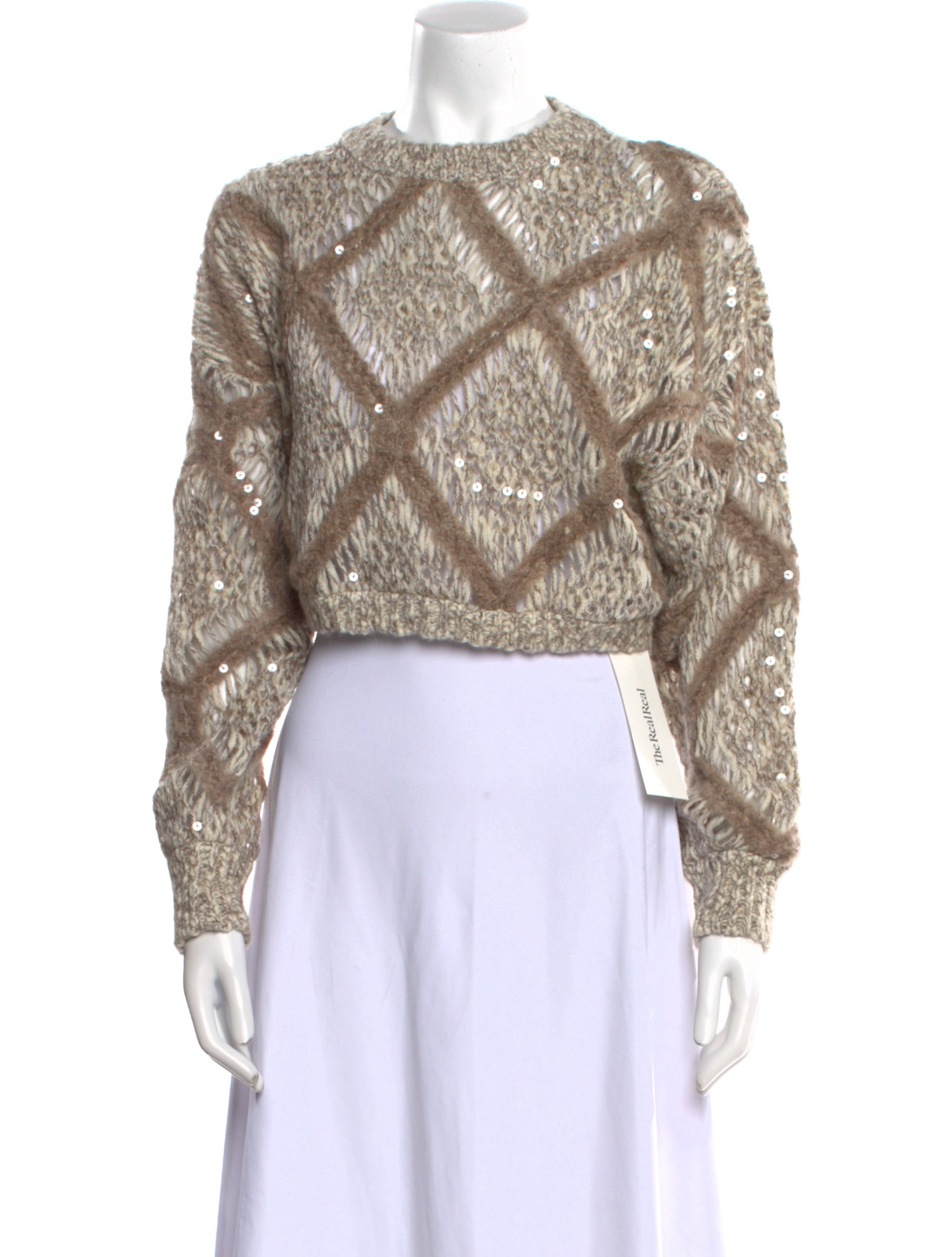 Brunello Cucinelli Wool Crew Neck Sweater w/ Tags