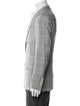 Brunello Cucinelli Silk Plaid Print Blazer