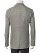 Brunello Cucinelli Wool Plaid Print Blazer