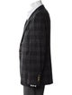 Brunello Cucinelli Silk Plaid Print Blazer