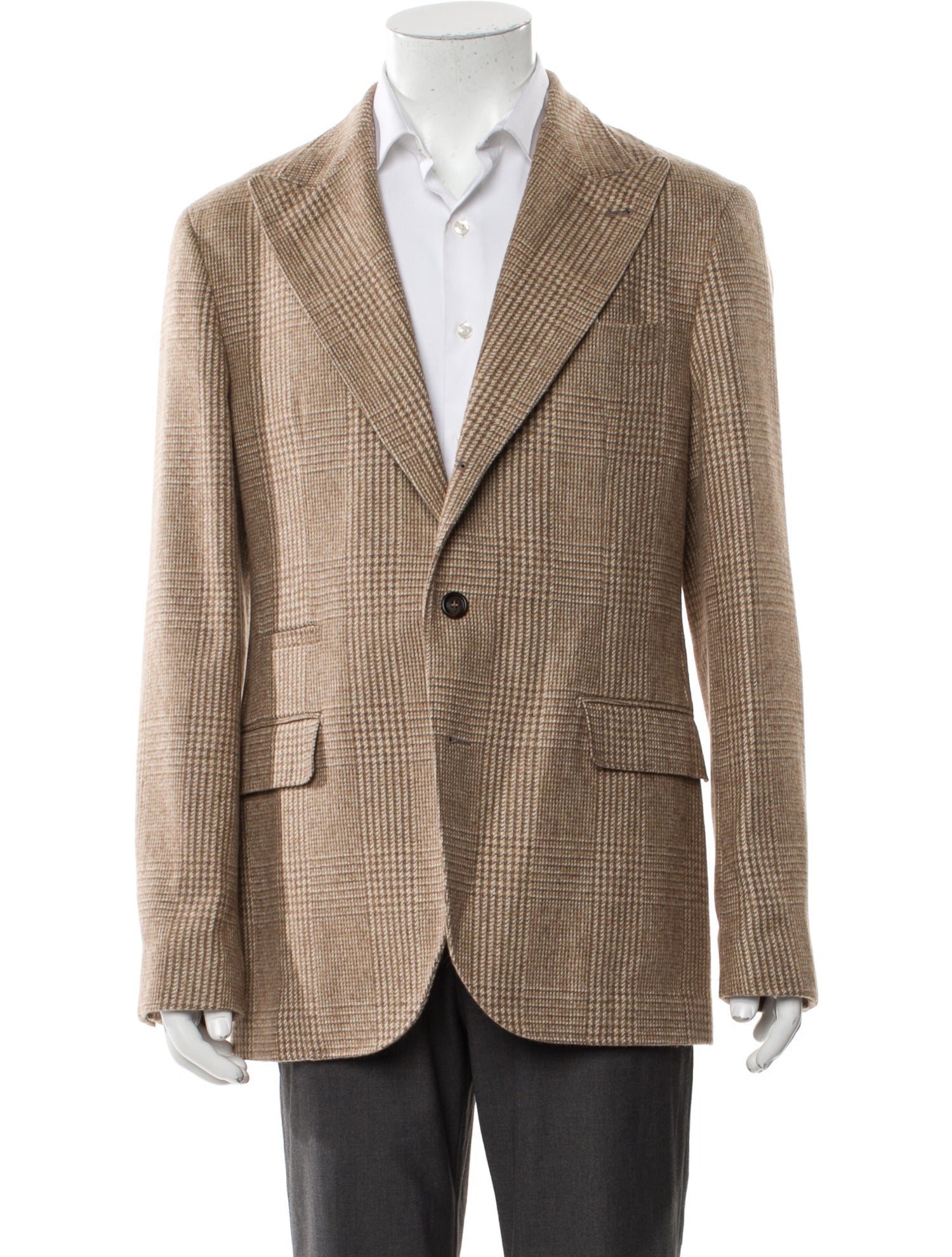 Brunello Cucinelli Plaid Print Blazer