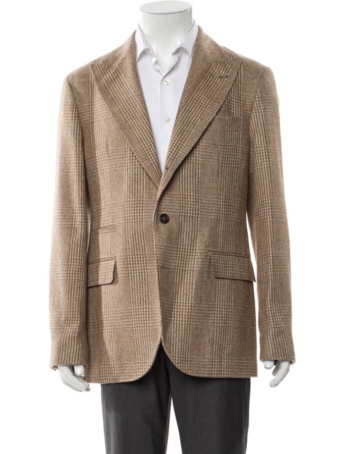 Brunello Cucinelli Plaid Print Blazer