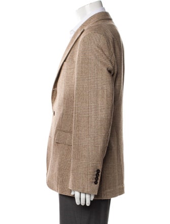 Brunello Cucinelli Plaid Print Blazer