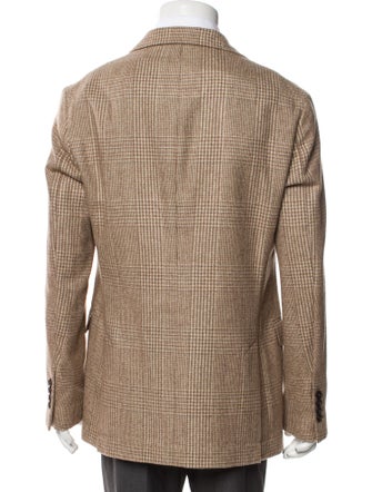 Brunello Cucinelli Plaid Print Blazer